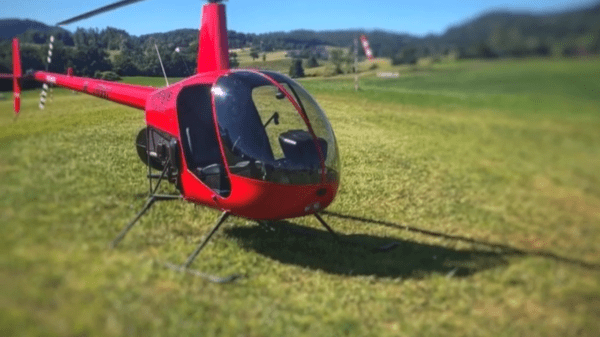 Un volo in elicottero e un agriturismo in campagna